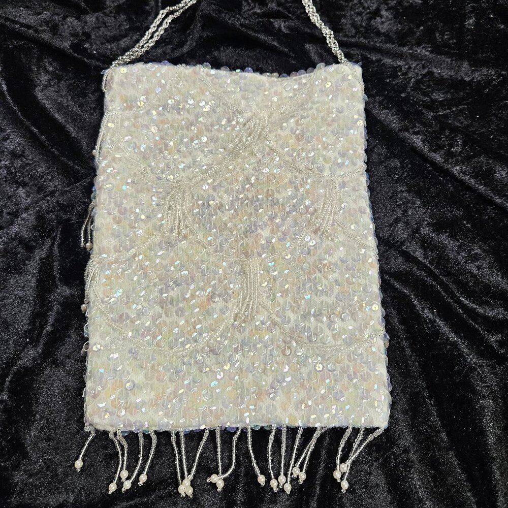 Vintage Reflections beaded / sequin bag